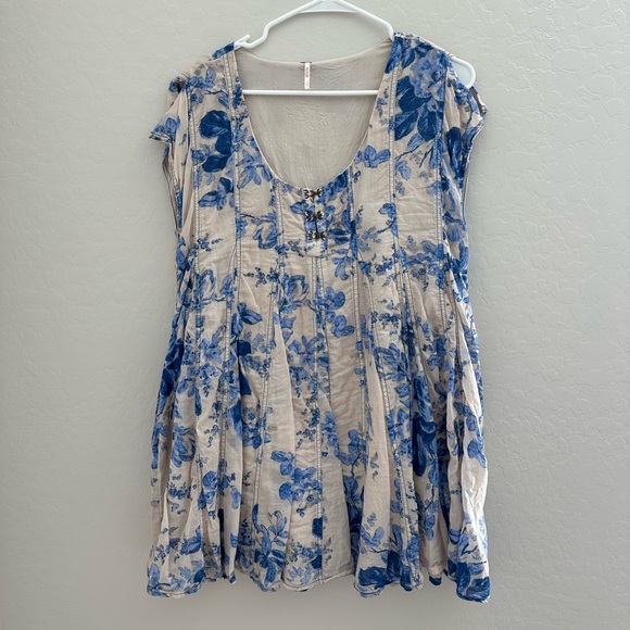 Free People Sully Mini Floral Dress - Picture 4 of 6